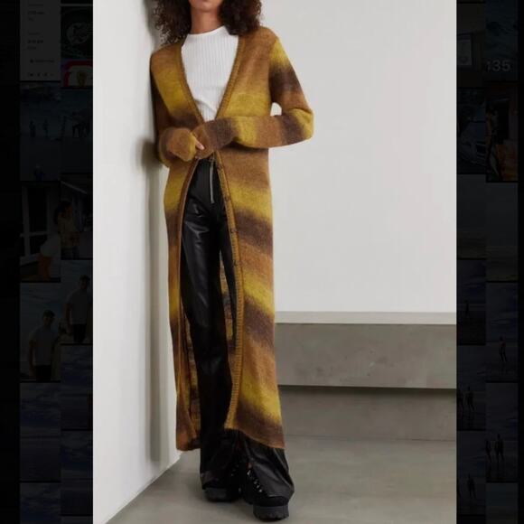 Alexander McQueen Jackets & Blazers - NWT Alexander McQueen Dégradé Open-Knit Cardigan Dress